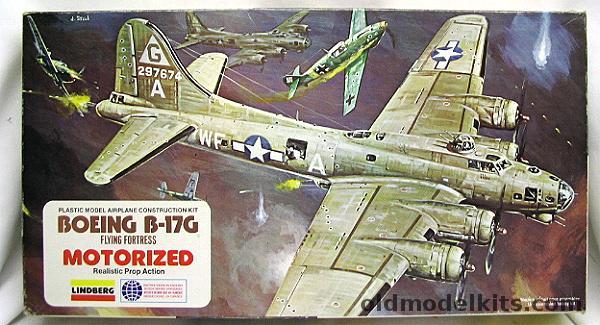 Lindberg 1/64 Motorized Boeing B-17G Flying Fortress, 2508M plastic model kit